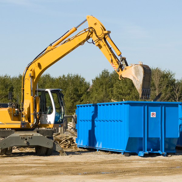 what size residential dumpster rentals are available in Mill Creek